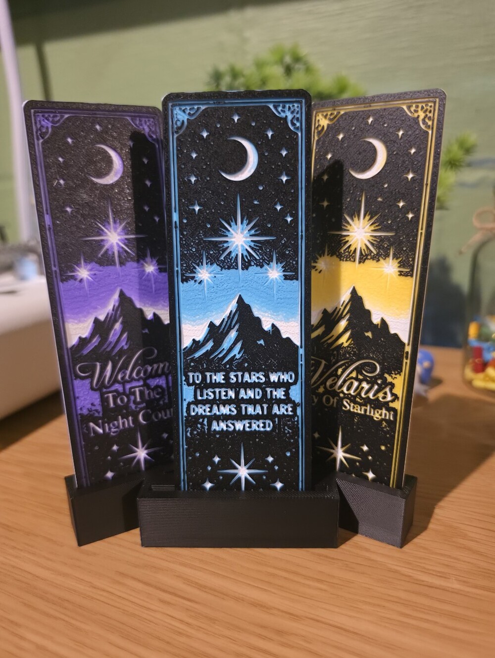 Acotar Series Bookmarks With Stand (3d Printed)